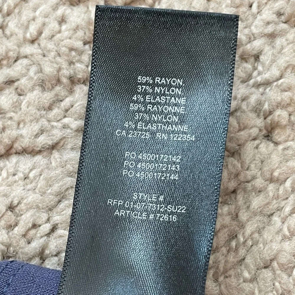 Aritzia Babaton Pencil Slit Pull-On Midi Skirt in Dive Blue Size 4